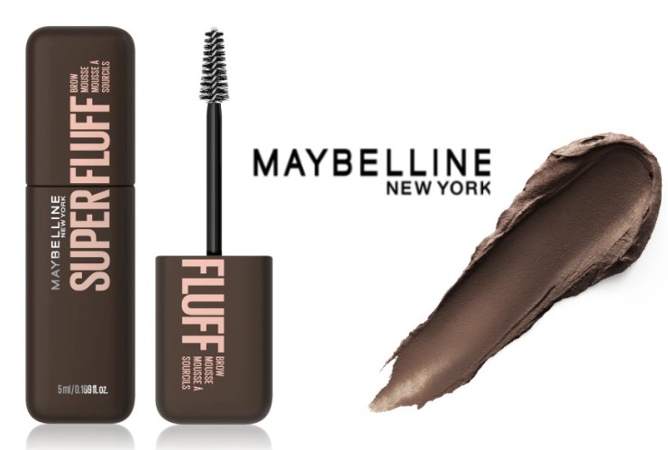 MAYBELLINE NEW YORK - GEL SOPRACCIGLIA SUPERFLUFF MOUSSE, Black Brown